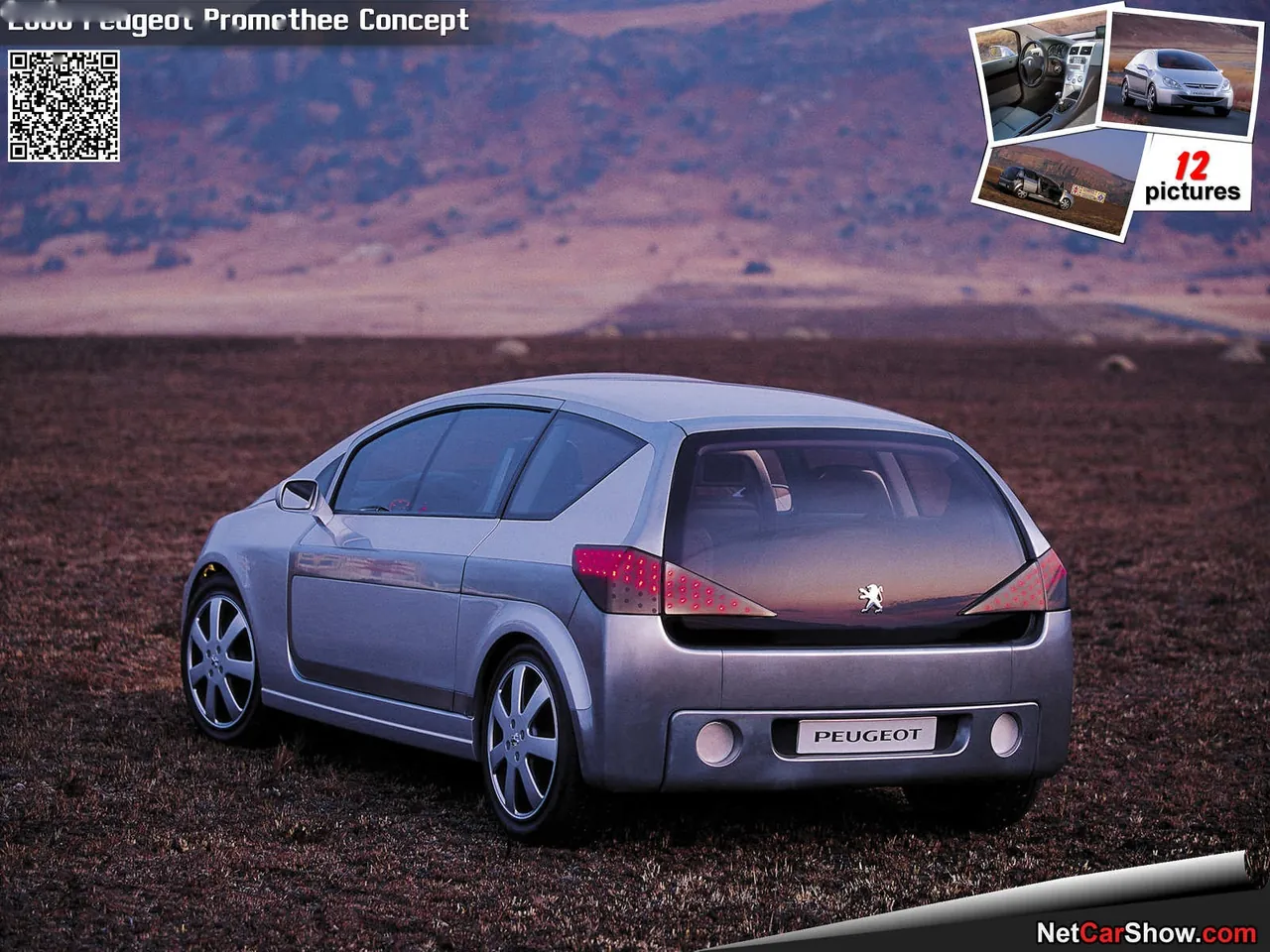 Peugeot Promethee Concept (2000) – zadní tříčtvrteční pohled