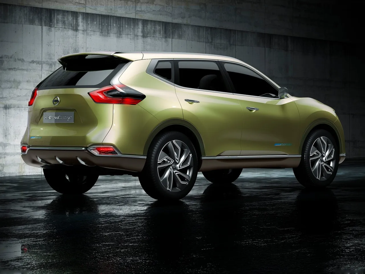 Nissan Hi-Cross Concept (2012) – zadní tříčtvrteční pohled