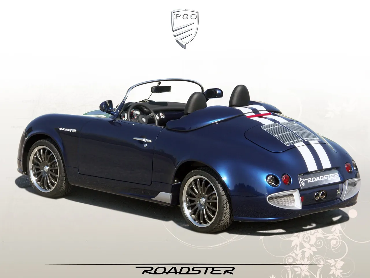 PGO Roadster (2009) – zadní tříčtvrteční pohled