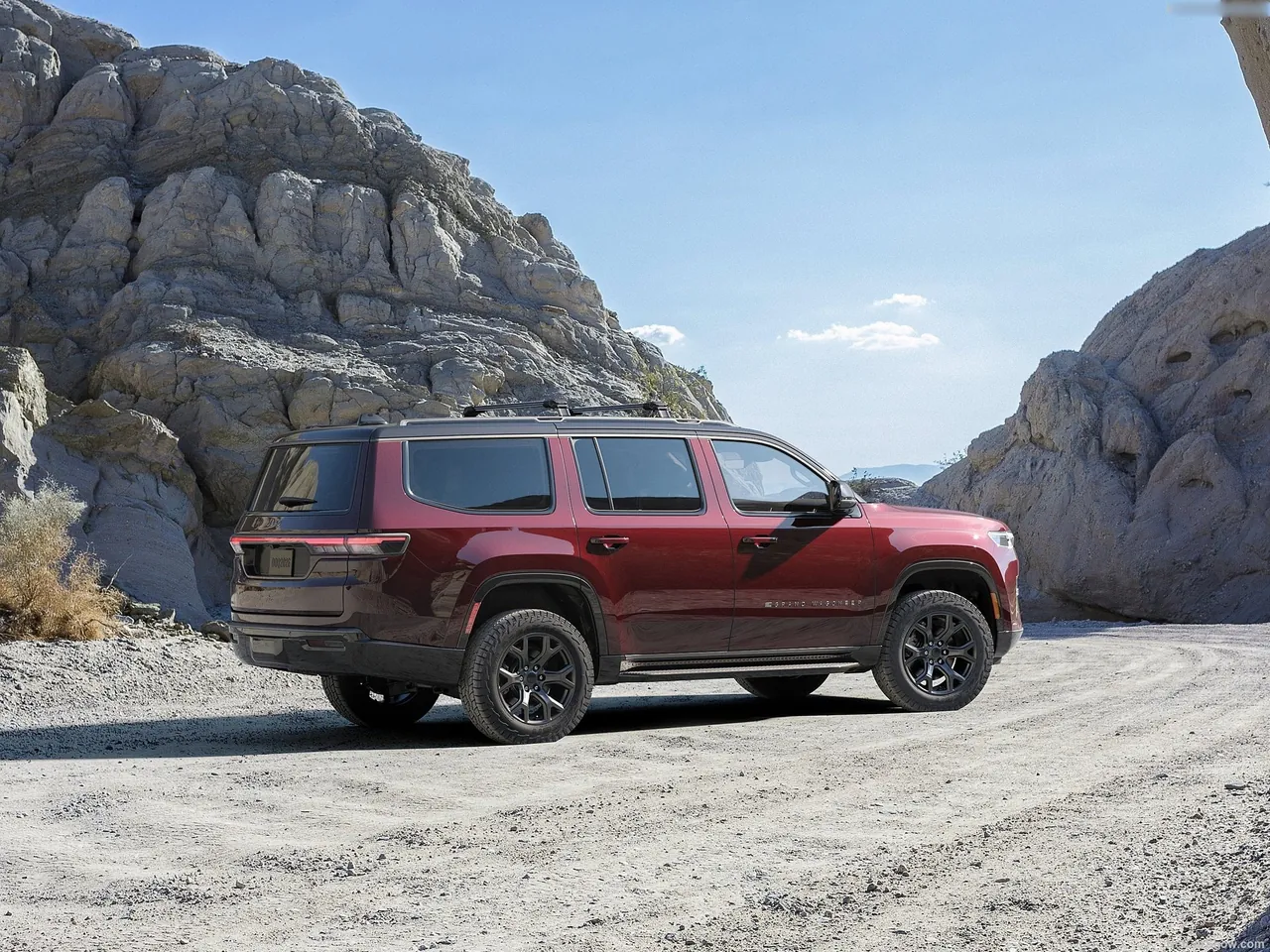 Jeep Grand Wagoneer (2026) – zadní tříčtvrteční pohled