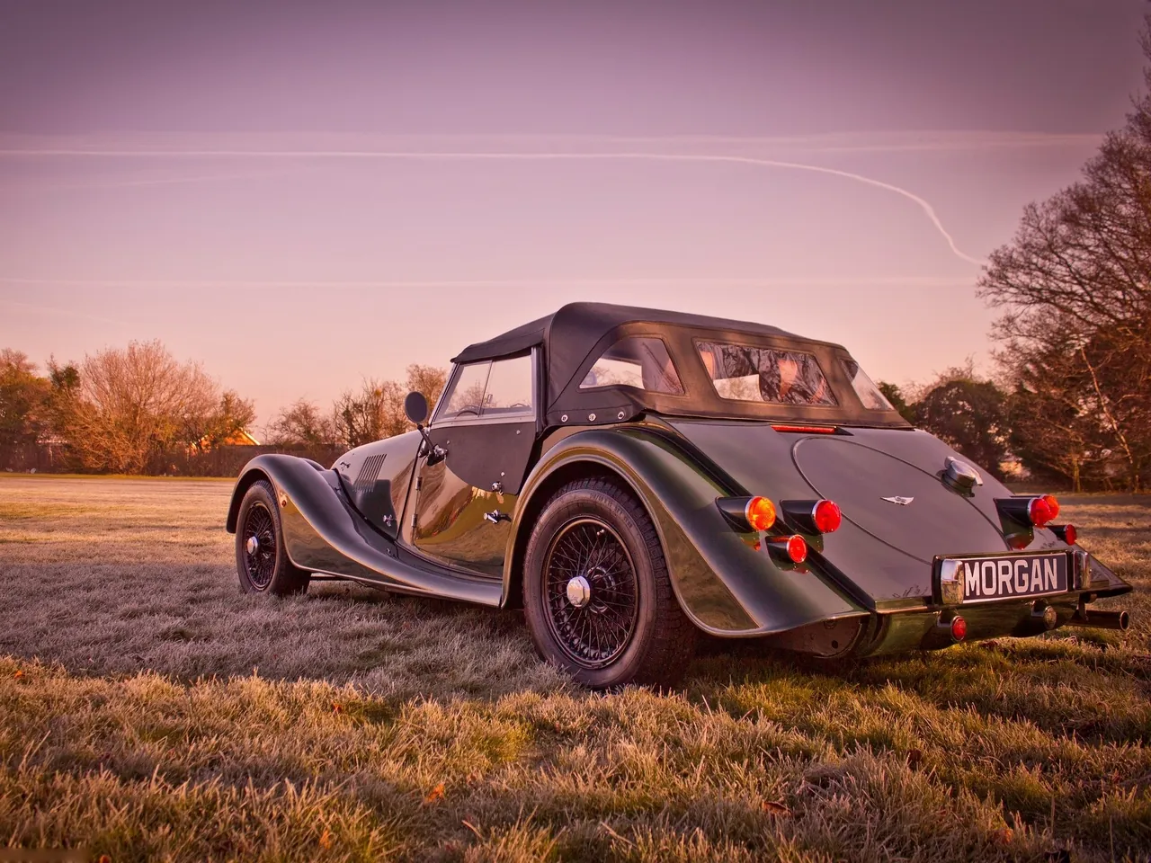 Morgan 4-4 (2012) – zadní tříčtvrteční pohled