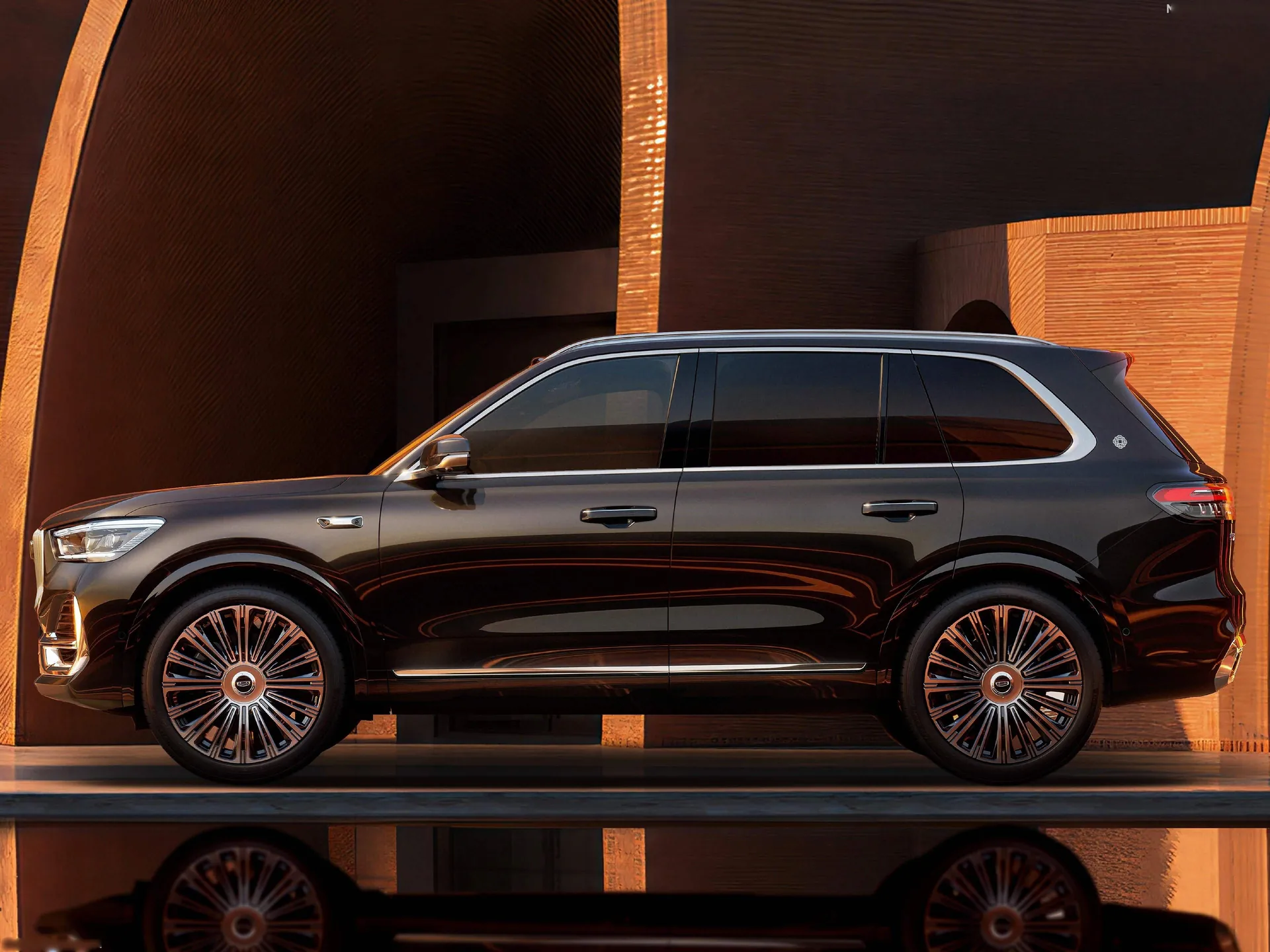 Geely Xingyue L Plus (2027) – boční profil
