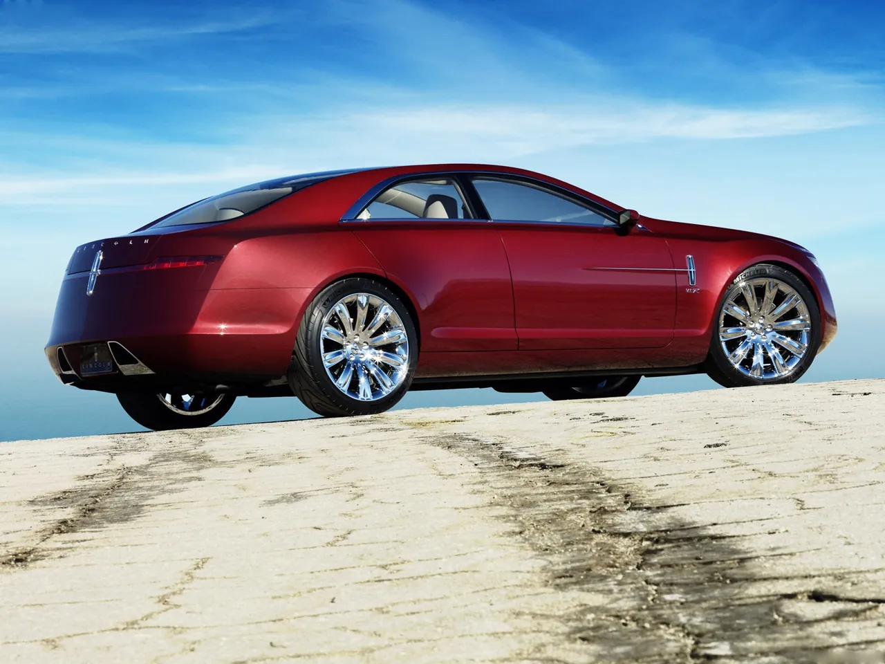 Lincoln MKR Concept (2007) – zadní tříčtvrteční pohled
