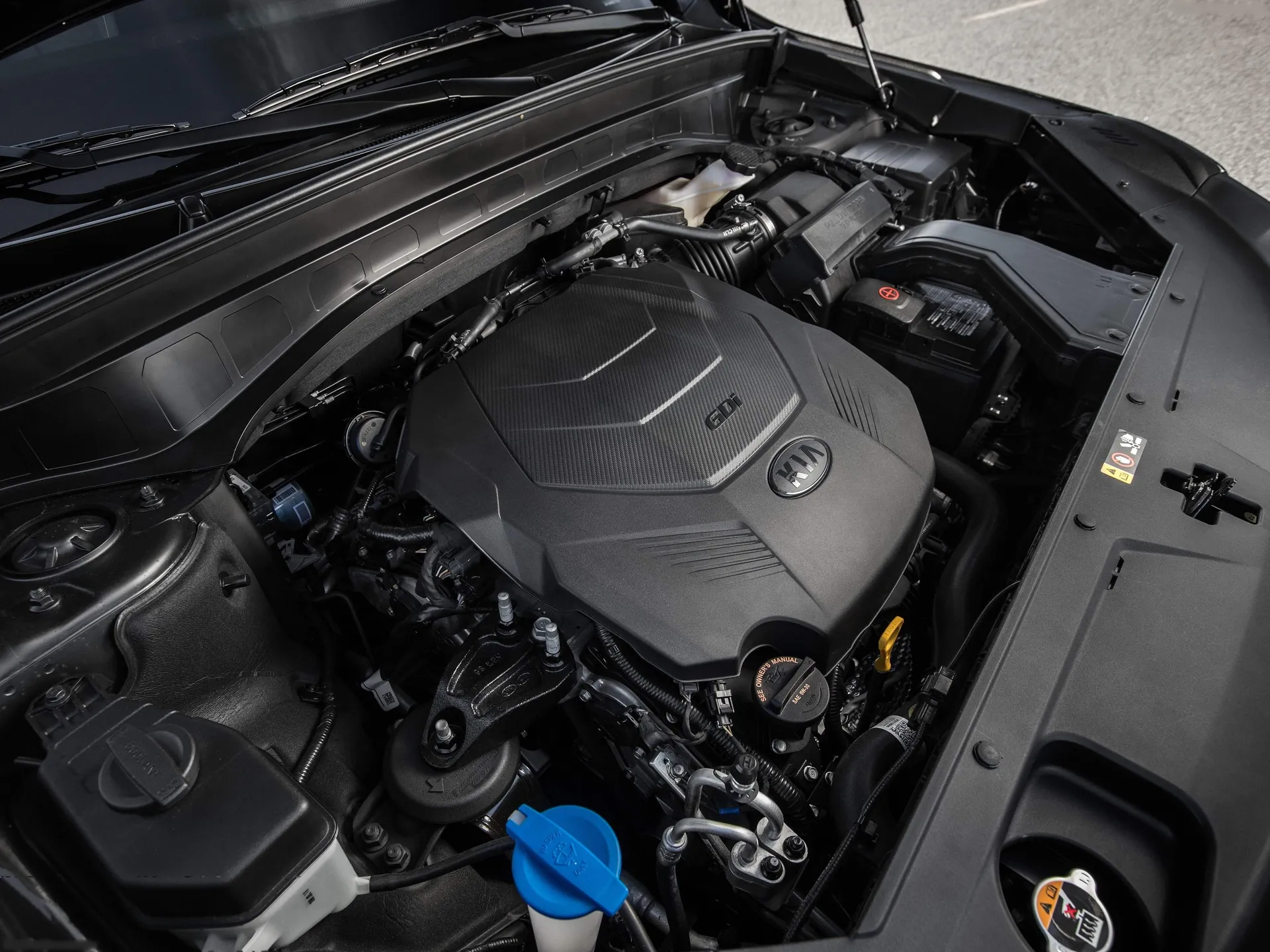 Kia Telluride (2020) – motorový prostor