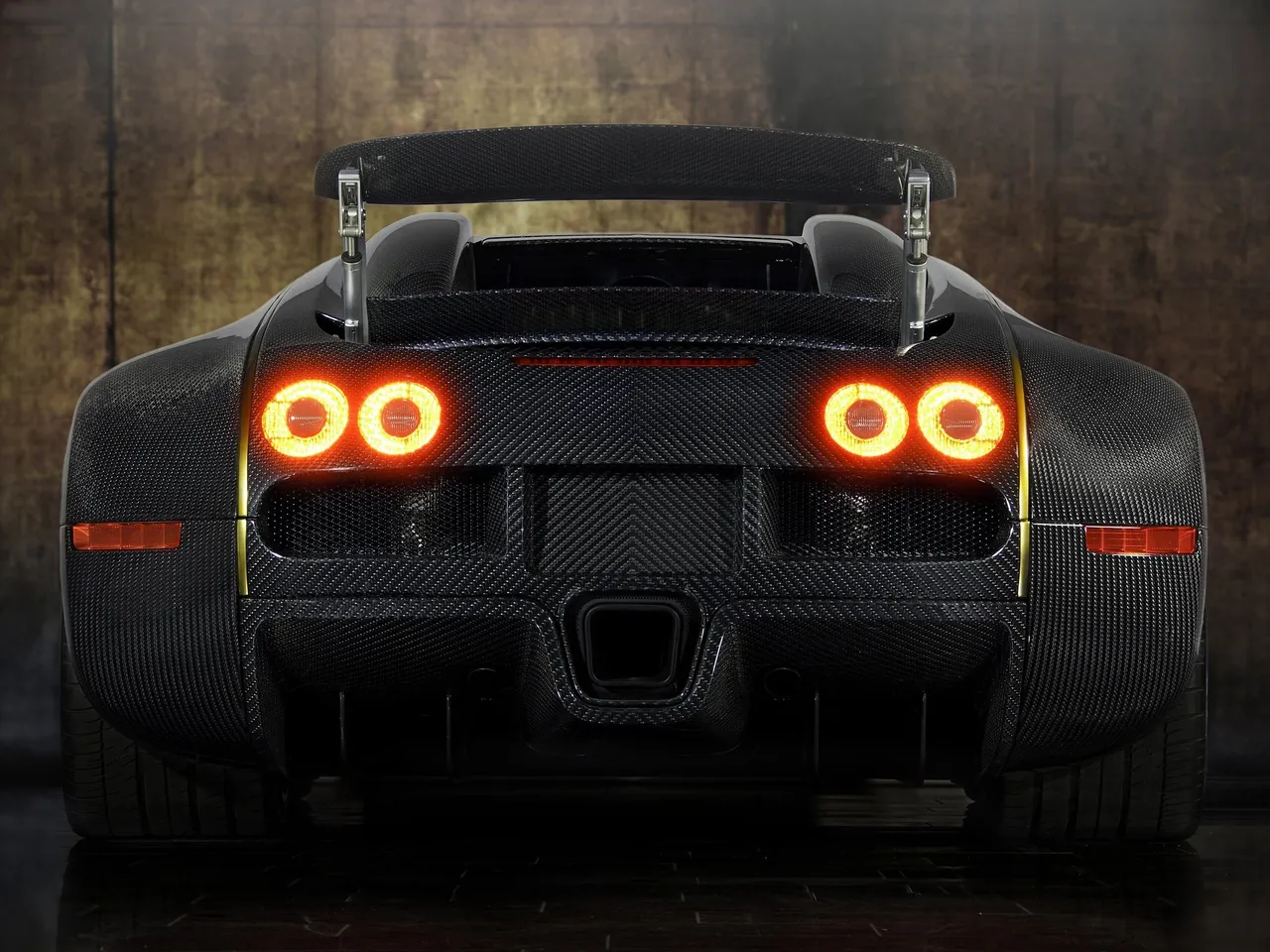Mansory Bugatti Veyron Linea Vincero dOro (2010) – zezadu