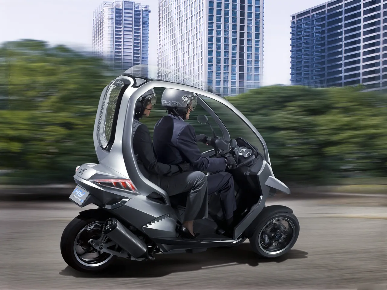 Peugeot HYmotion3 Compressor Concept (2008) – zadní pohled