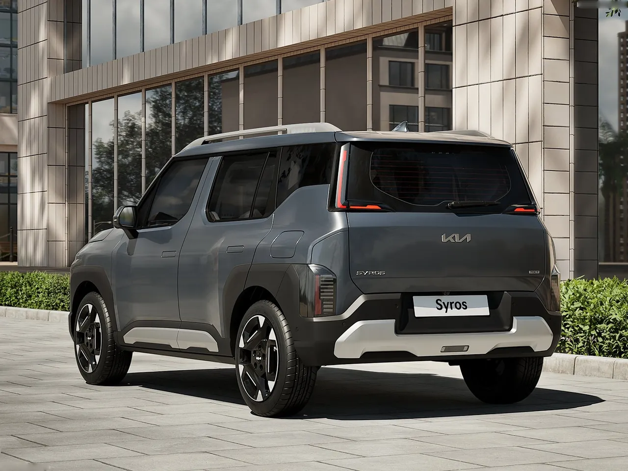 Kia Syros (2025) – zadní tříčtvrteční pohled