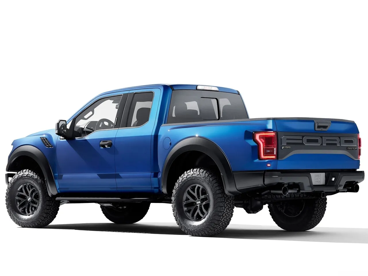 Ford F-150 Raptor (2017) – zadní tříčtvrteční pohled