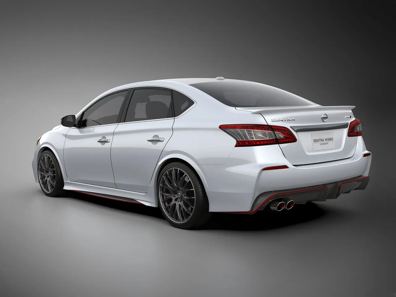 Nissan Sentra Nismo Concept (2013) – zadní tříčtvrteční pohled