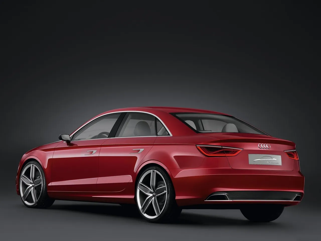 Audi A3 Concept (2011) – zadní tříčtvrteční pohled