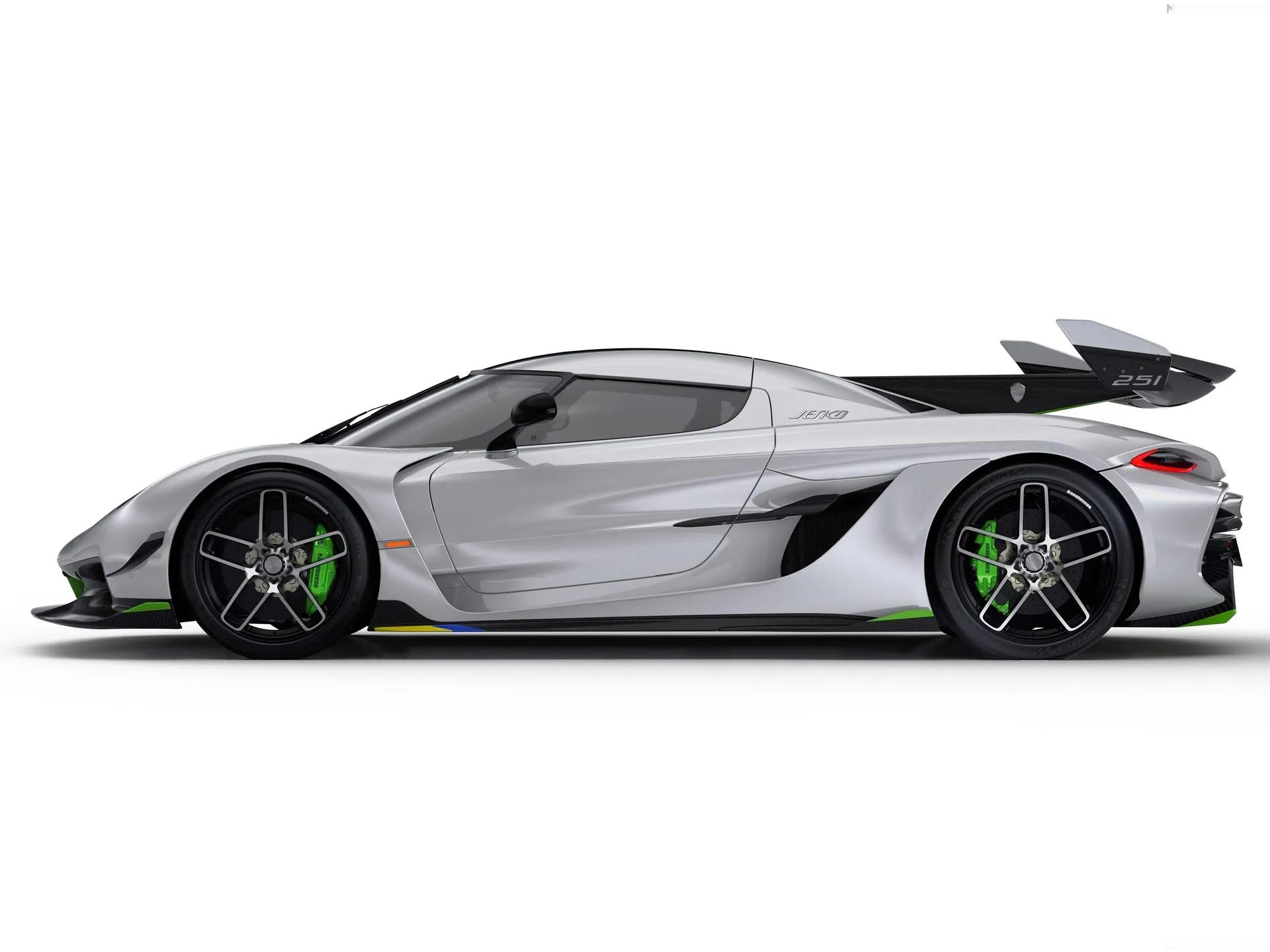 Koenigsegg Jesko (2020) – boční profil