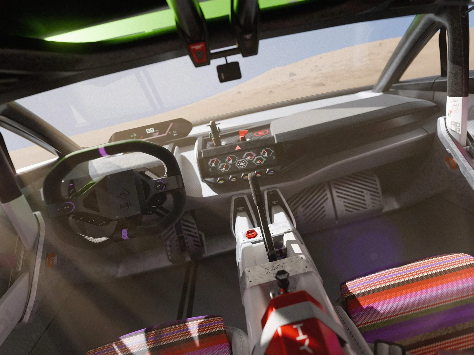 GAC Hyptec SSR Baja Concept (2025) – interiér