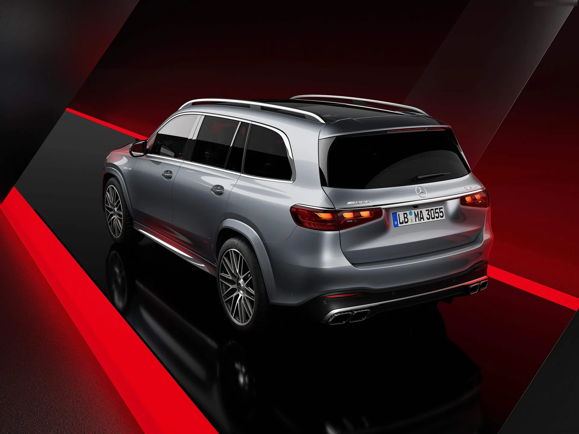 Mercedes-Benz GLS63 AMG (2024) - Rear Three-Quarter