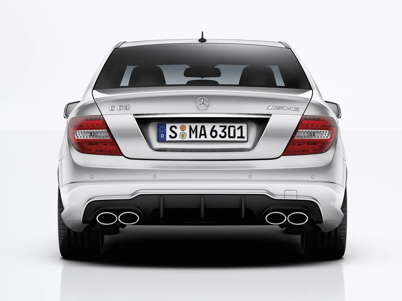 Mercedes-Benz C63 AMG (2012) - Rear