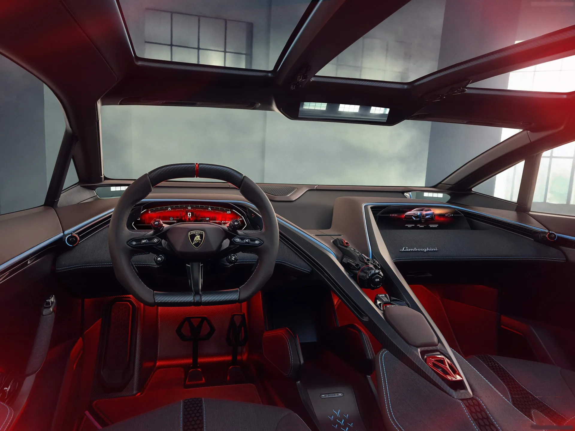 Lamborghini Lanzador Concept (2023) - Interior