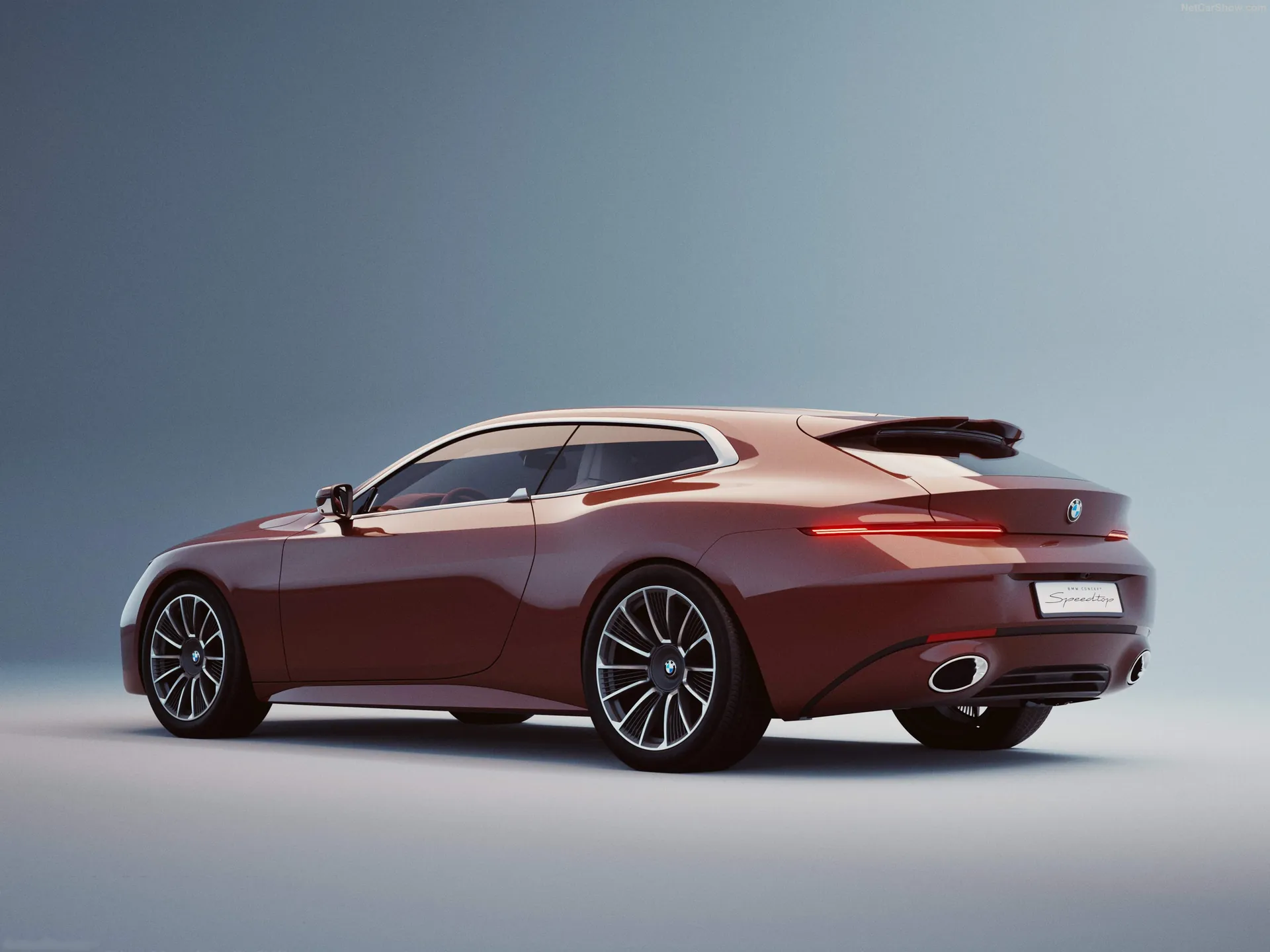 BMW Speedtop Concept (2025) – zadní tříčtvrteční pohled
