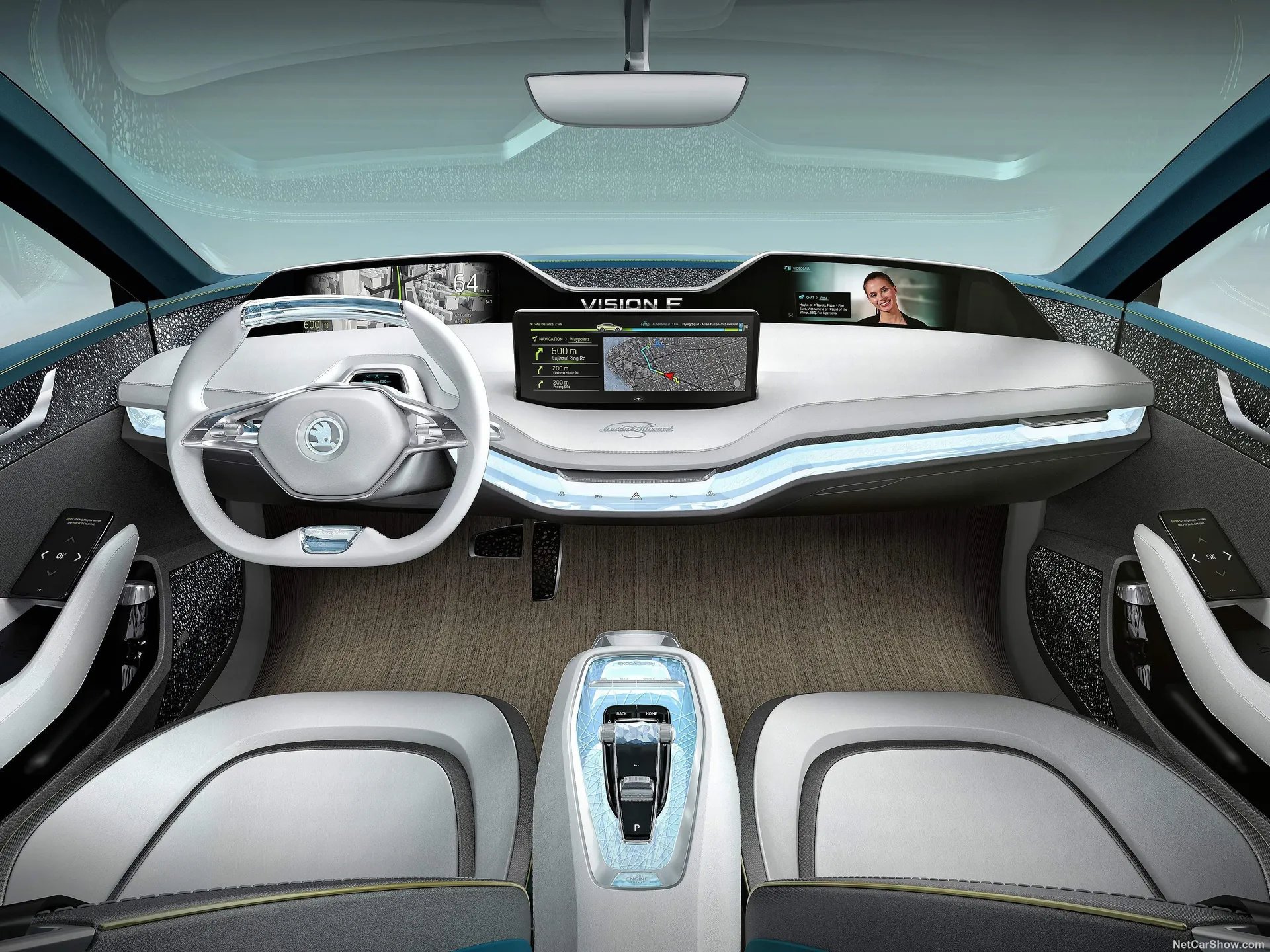 Skoda Vision E Concept (2017) – interiér