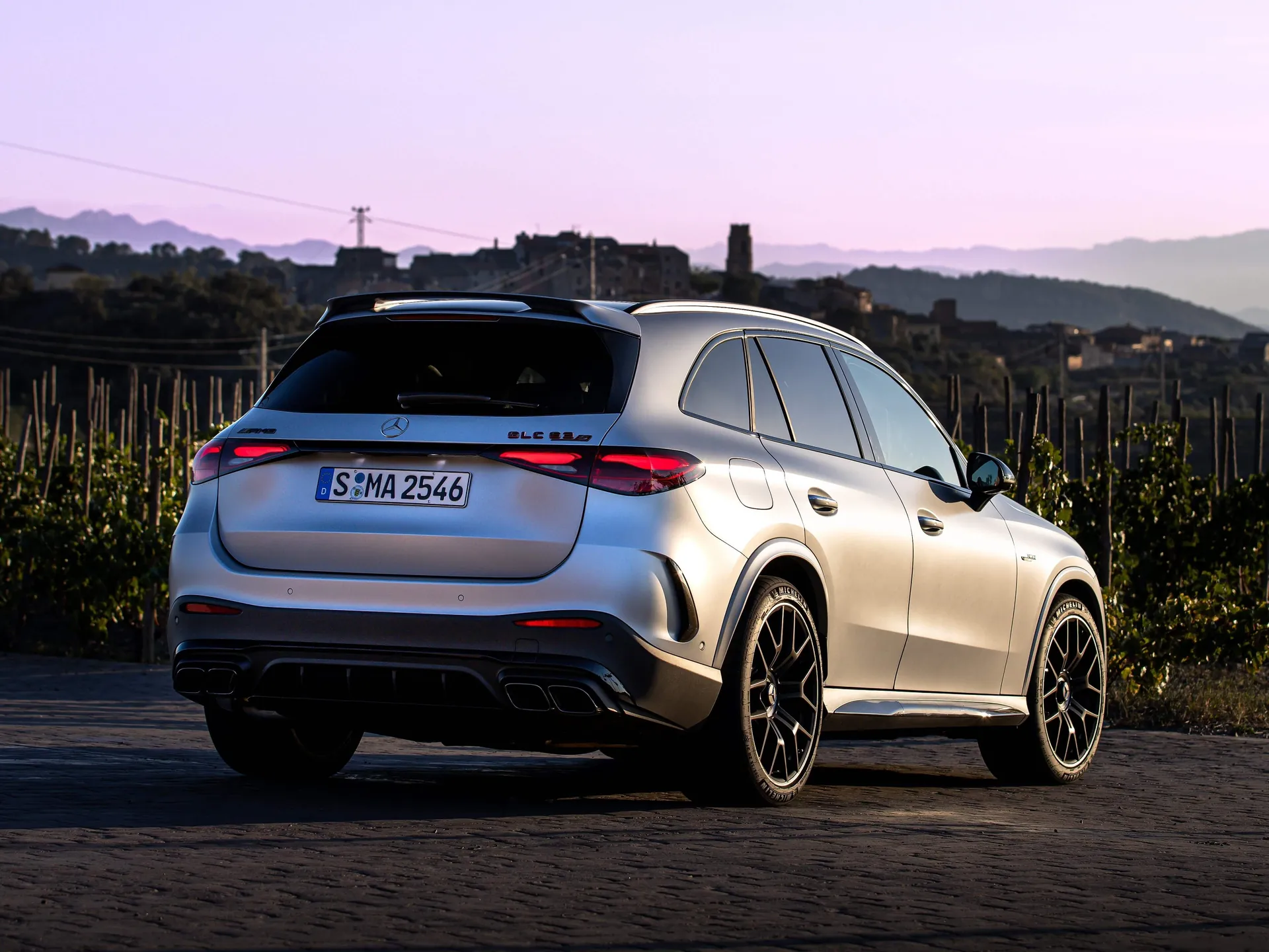 Mercedes-Benz GLC63 S AMG E Performance (2024) - Rear Three-Quarter