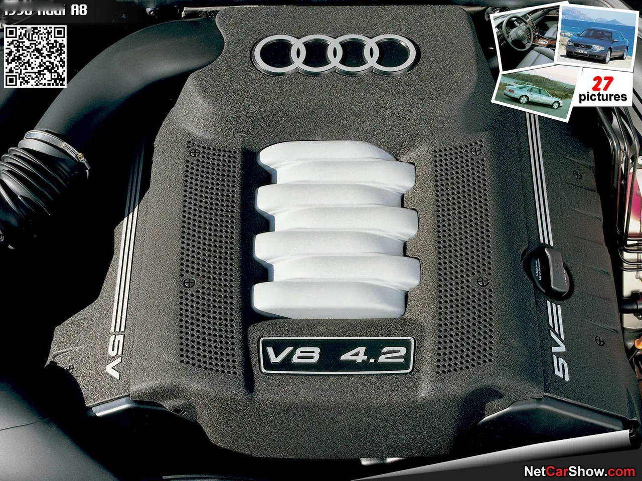 Audi A8 (1998) – motorový prostor