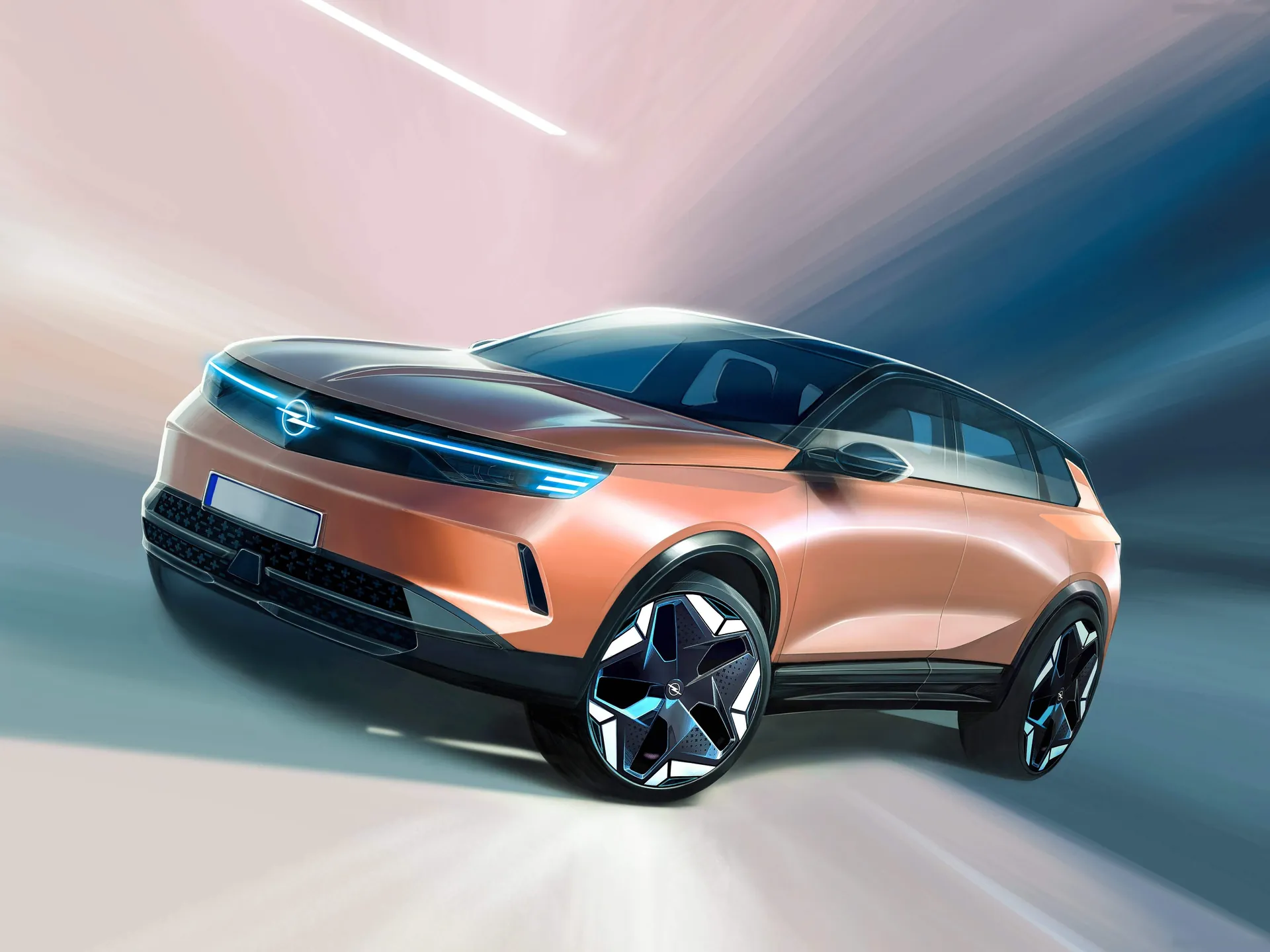 Opel Grandland (2025) – designové skici